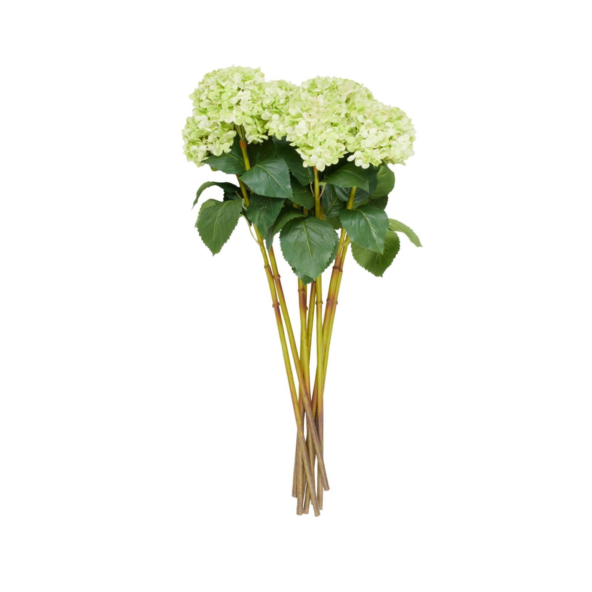 33" Green Hydrangea Artificial Flower Stem